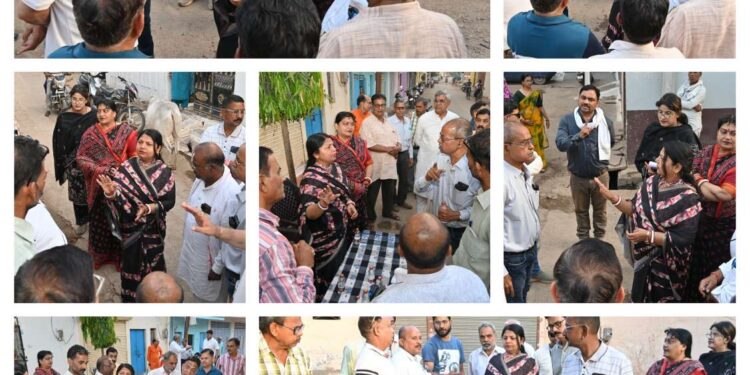 *बालाजी नगर में नाले की शिकायत पर महापौर का एक्शन, मौके पर पहुंचकर दिए तत्काल सुधार के निर्देश*