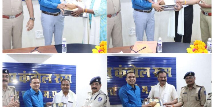 *कटनी पुलिस के 04 अधिकारी सेवा-निवृत्त, सम्मानपूर्वक दी गई विदाई*
