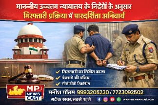 निर्देशों के अनुसार गिरफ्तारी प्रक्रिया में पारदर्शिता अनिवार्य पुलिस मुख्यालय ने सभी इकाइयों को जारी किया परिपत्र निर्देशों के उल्लंघन पर होगी कड़ी कार्रवाई