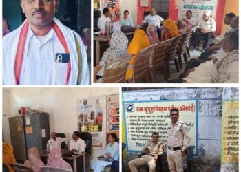 पुलिस बल की मौजूदगी में डोंगरवाड़ा ग्राम पंचायत के नए सरपंच का हुआ चुनाव,कैलाश दायमा हुए निर्वाचित….जिला दंडाधिकारी द्वारा पूर्व सरपंच माखन कीर को 16मार्च को एक वर्ष के लिए जिलाबदर किए जाने से रिक्त हुआ था सरपंच पद..!