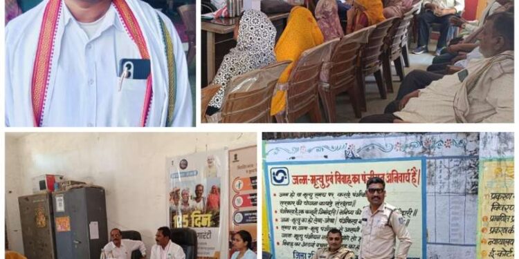 पुलिस बल की मौजूदगी में डोंगरवाड़ा ग्राम पंचायत के नए सरपंच का हुआ चुनाव,कैलाश दायमा हुए निर्वाचित….जिला दंडाधिकारी द्वारा पूर्व सरपंच माखन कीर को 16मार्च को एक वर्ष के लिए जिलाबदर किए जाने से रिक्त हुआ था सरपंच पद..!
