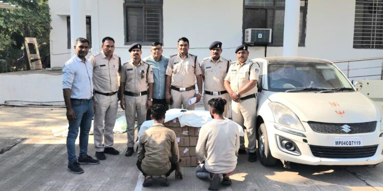 सिटी कोतवाली पुलिस ने स्विफ्ट कार में अवैध शराब का जखीरा पकड़ा,फिर आया शराब माफिया श्याम ठाकुर का नाम सामने…!वीडियो