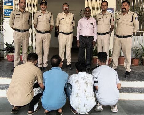 सब्जी मंडी में चाकूबाजी करने वाले 5 आरोपी चंद घंटों में गिरफ्तार पैसों के विवाद में हमला