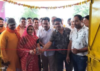विधायक और जनपद पंचायत अध्यक्ष ने किया सामुदायिक भवन का लोकार्पण