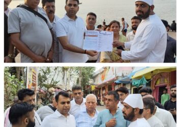 कलेक्टर सोमेश मिश्रा ने घाट का निरीक्षण कर समिति सदस्यों से कार्ययोजना के संबंध में की चर्चा,विवेकानंद घाट का होगा कायाकल्प,हरिद्वार का प्रेम प्रकाश मंडल(ट्रस्ट) करेगा उन्नयन कार्य….