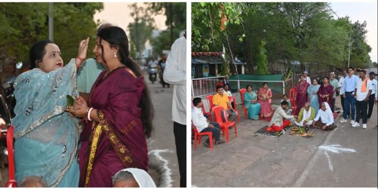 *रोशन नगर में विकास कार्यों को मिली नई गति, सी.सी. नाली निर्माण कार्य का भूमिपूजन संपन्न* *महापौर, क्षेत्रीय पार्षद एवं जनप्रतिनिधियों की मौजूदगी में वार्डवासियों को मिली बेहतर जल निकासी व्यवस्था की सौगात* *महापौर ने नागरिकों से विकास कार्यों में सहयोग एवं क्षेत्र को स्वच्छ बनाए रखने की अपील की*