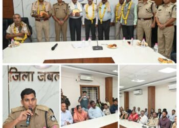 जबलपुर में सम्मान समारोह: 8 अधिकारी-कर्मचारी हुए रिटायर, भावुक पल