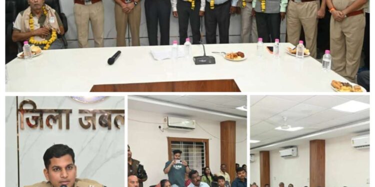 जबलपुर में सम्मान समारोह: 8 अधिकारी-कर्मचारी हुए रिटायर, भावुक पल