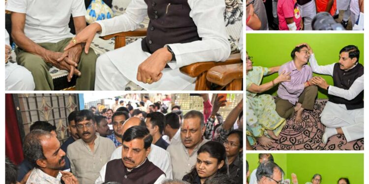 बच्चों को लगाया गले, बेटी के सिर पर रखा हाथ, इस तरह क्रूज हादसे के पीड़ितों को सीएम डॉ. यादव ने बंधाया ढांढस*