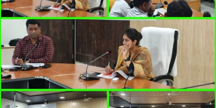*स्वास्थ्य सेवाओं,योजनाओं एवं राष्ट्रीय कार्यक्रमों की प्रगति की जिला पंचायत सीईओ सुश्री कौर ने की गहन समीक्षा*