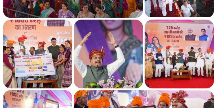 लाड़ली बहनों के खातों में पहुंचे 1835 करोड़ रुपये से ज्यादा, सीएम डॉ. मोहन बोले- किसी की नजर न लग जाए नरसिंहपुर को*