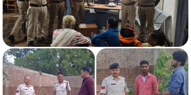 *ढीमरखेडा थाना क्षेत्र में 15 स्थानों पर दबिश, भारी मात्रा में अवैध शराब जब्त*