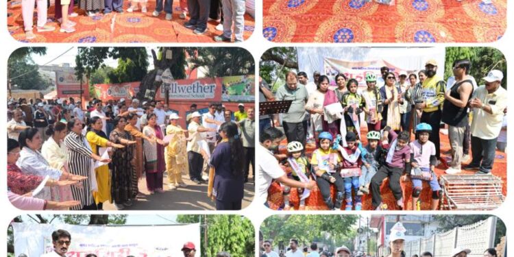 *राहगीरी डे ने जगाई स्वच्छता और स्वास्थ्य के प्रति नई चेतना*  *“मेरा शहर-मेरी जिम्मेदारी” के संदेश के साथ स्वच्छ कटनी के संकल्प को मिली नई ऊर्जा*  *राहगीरी डे स्वच्छता, फिटनेस और जनभागीदारी का बना प्रेरक मंच*