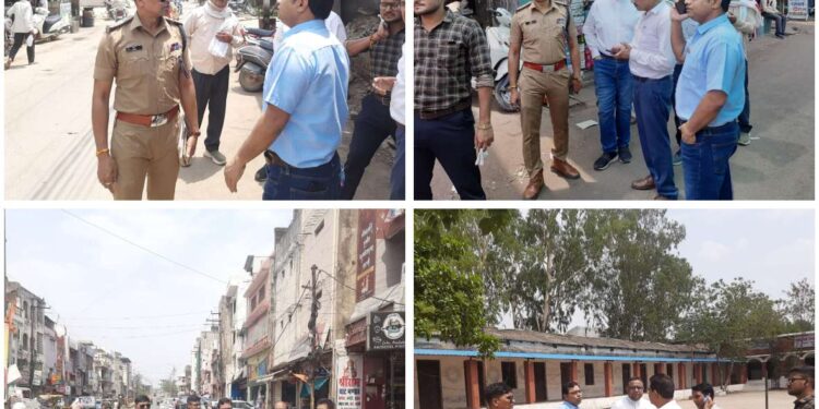 *नवागत यातायात प्रभारी ने नगर निगम टीम के साथ किया शहर का संयुक्त भ्रमण; सुगम एवं सुव्यवस्थित यातायात हेतु तैयार की गई विशेष कार्ययोजना*