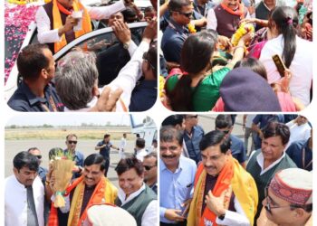 सतना पहुंचने पर मुख्यमंत्री की आत्मीय अगवानी