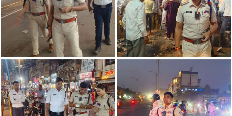 कटनी में देर रात ट्रैफिक पर पुलिस का एक्शन नो पार्किंग में चालानी कार्रवाई, सड़क पर उतरे TI अनूप सिंह