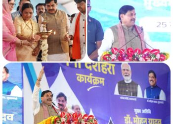  *750 साल में पहली बार धार की भोजशाला में विधि-विधान से हुई पूजा* – *सीएम डॉ. मोहन ने करोड़ों के विकासकार्यों का किया भूमि-पूजन और लोकार्पण*