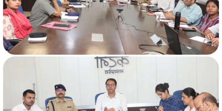 *मुख्य सचिव ने वीडियो कान्फ्रेंसिंग से की विभिन्न योजनाओं की समीक्षा* *कलेक्टर्स खेती और खाद्य प्रसंस्करण के विकास पर विशेष ध्यान दें – मुख्य सचिव* *नामांतरण, बंटवारा और सीमांकन के प्रकरण तय समय सीमा में निराकृत कराएं – मुख्य सचिव*