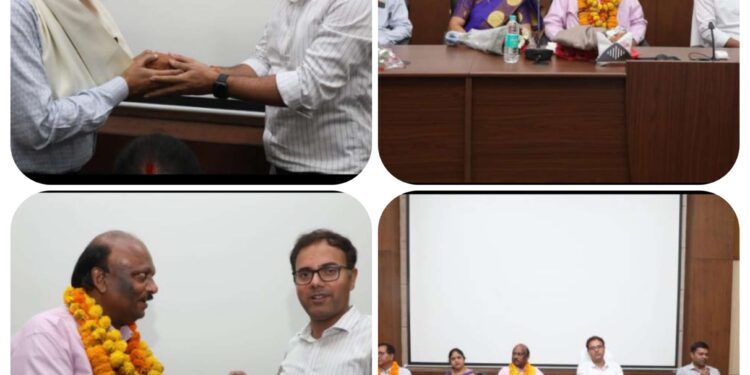 *कर्तव्यनिष्ठ सेवाओं को मिला सम्मान : आत्मीय माहौल में सेवानिवृत्त 4 अधिकारियों को दी गई भावभीनी विदाई*
