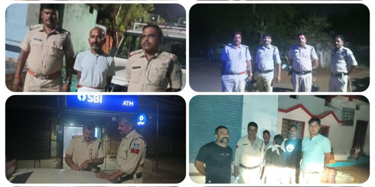 कटनी पुलिस का आधी रात ऑपरेशन! 122 वारंटी गिरफ्तार, बदमाशों में मचा हड़कंप