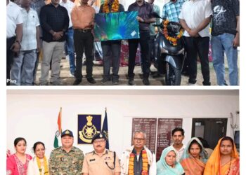 *👉पुलिस विभाग के 02 अधिकारी हुए सेवानिवृत्त,दी गई भावभीनी विदाई*