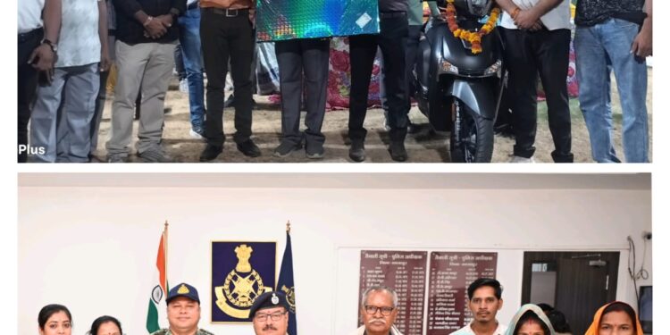 *👉पुलिस विभाग के 02 अधिकारी हुए सेवानिवृत्त,दी गई भावभीनी विदाई*