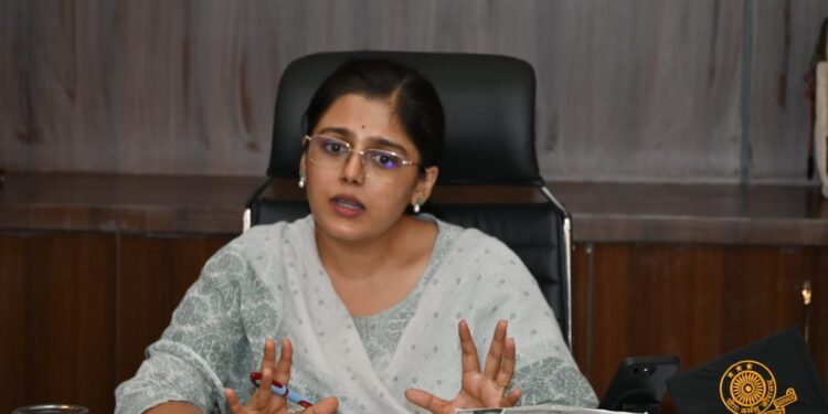 कटनी में मानसून की तैयारी तेज निगमायुक्त तपस्या परिहार ने विद्युत और उद्यान शाखा की ली समीक्षा
