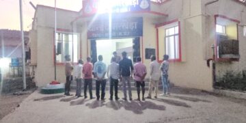 *थाना ढीमरखेड़ा में आदतन अपराधियों की चेकिंग*