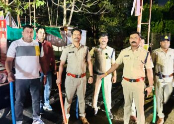देहात एवं कोतवाली पुलिस की संयुक्त कॉम्बिंग गश्त, संदिग्धों पर रखी गई पैनी नजर