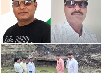*क्षतिग्रस्त रिटर्निंग वॉल का निरीक्षण करने पहुंचे नेता प्रतिपक्ष, भाजपा पार्षदों ने लगाए गंभीर आरोप*