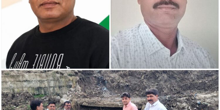 *क्षतिग्रस्त रिटर्निंग वॉल का निरीक्षण करने पहुंचे नेता प्रतिपक्ष, भाजपा पार्षदों ने लगाए गंभीर आरोप*