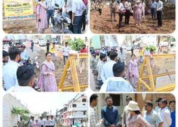 अमृत योजना के कार्यों पर निगमायुक्त की सख्ती 5 दिन में साइट रेस्टोरेशन पूरा करने के निर्देश