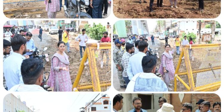 अमृत योजना के कार्यों पर निगमायुक्त की सख्ती 5 दिन में साइट रेस्टोरेशन पूरा करने के निर्देश