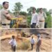 *अवैध रेत परिवहन के लिए दतला नदी में बने रैम्‍प व मार्ग जेसीबी से किये गये ध्‍वस्‍त*   राजस्व पुलिस की कार्रवाई