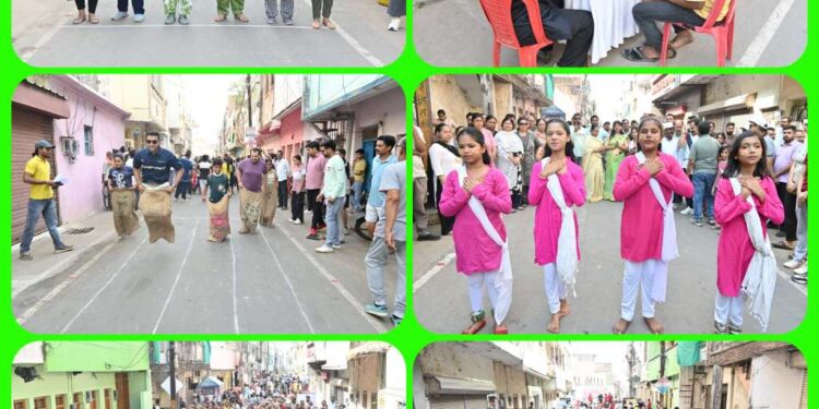 राहगीरी डे में उमड़ा जनसैलाब! शंभू टॉकीज मार्ग पर रुका ट्रैफिक, जागी सामाजिक चेतना