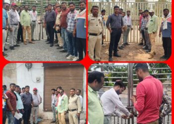चौरसिया और दिव्यांचल मैरिज गार्डन सील, निगम ने दिखाई सख्ती