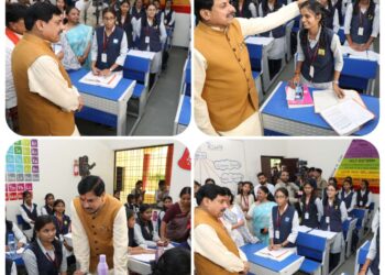 CM मोहन यादव का अनोखा अंदाज! छात्राओं से किया दुलार, प्रवेशोत्सव में बांटा प्यार