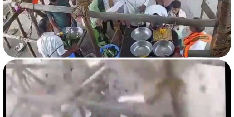 देखिऐ VIDEO महाराष्ट्र में हनुमान मंदिर की अंडर कंस्ट्रक्शन छत गिरने से अभी तक 7 लोगों की मौत हुई। करीब 25 घायलों को अस्पताल पहुंचाया गया।