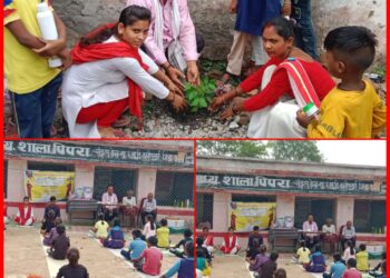 *💥एकल अभियान संभाग महाकौशल भाग शारदा अंचल सतना संच विजयराघवगढ़ के विद्यालय ग्राम पिपरा में अंतर्राष्ट्रीय योग दिवस का रखा गया कार्यक्रम💥*