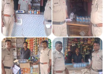 कटनी में अवैध शराब कारोबारियों पर गिरी गाज 75 पाव शराब जब्त, 5 आरोपी शिकंजे में