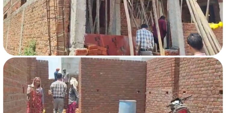 कटनी में निगम का बड़ा एक्शन! बिना अनुमति हो रहे 4 निर्माण कार्य रुकवाए, सामग्री जब्त