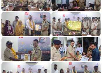 *कटनी पुलिस के 4 अधिकारी सेवा-निवृत्त, सम्मानपूर्वक दी गई विदाई, पुलिस अधीक्षक श्री अभिनय विश्वकर्मा द्वारा स्मृति चिन्ह भेंट कर किया गया सम्मान*