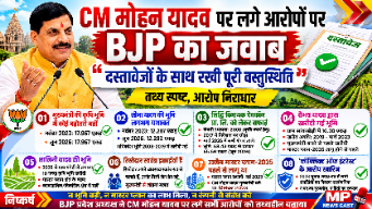 CM मोहन यादव पर लगे आरोपों पर भाजपा का जवाब, दस्तावेजों के साथ रखी पूरी वस्तुस्थिति