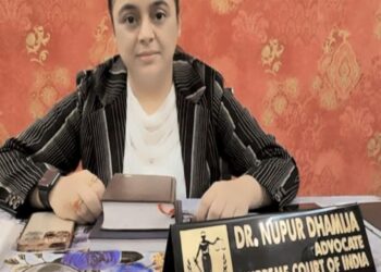 सिंगरौली जिले के मोरवा क्षेत्र में 4 वर्षीय मासूम बच्ची के साथ हुए दुष्कर्म के आरोपी को जल्द सजा दिलाने के लिए सुप्रीम कोर्ट अधिवक्ता डॉ नूपुर धमीजा ने उठाई जिम्मेदारी