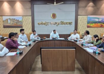 कलेक्टर श्री नारायन ने ली समय-सीमा प्रकरणों की समीक्षा बैठक