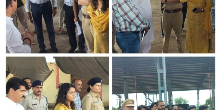 ब्रेकिंग न्यूज़… *मुख्यमंत्री की सभा को लेकर प्रशासन अलर्ट* कलेक्टर-एसपी विधायक घनश्याम चंद्रवंशी ने सभा स्थल का किया निरीक्षण,अधिकारियों को दिए विशेष दिशा-निर्देश..।