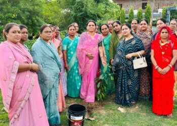 निर्मल होम्स कॉलोनी में एक पेड़ माँ के नाम अभियान के अंतर्गत पौधारोपण कार्यक्रम का आयोजन किया गया