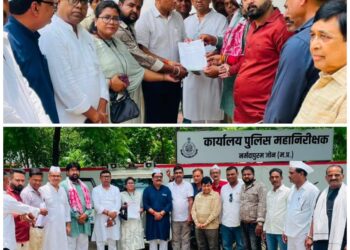 अवैध शराब,होम डिलीवरी एवं सट्टे के कारोबार पर रोक लगाने की मांग को लेकर IG को सौंपा ज्ञापन: कांग्रेस सेवादल यंग ब्रिगेड