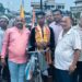 *चारधाम एवं 12 ज्योतिर्लिंग यात्रा पर निकले इंदौर निवासी रामकुमार चंदेल का पांढुरना में भव्य स्वागत*
