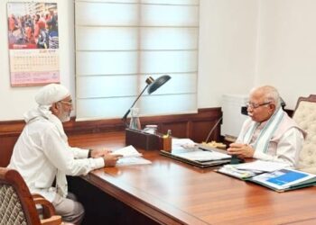 टैगोर विद्या मंदिर के नवीन भवन निर्माण हेतु सांसद चौधरी ने केंद्रीय मंत्री श्री खट्टर से किया आग्रह….!